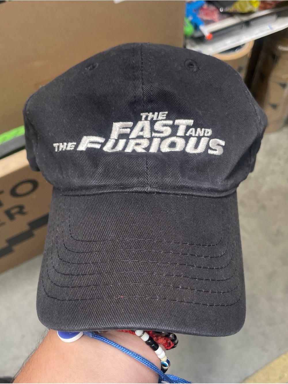 The Fast and the Furious Tokyo Drift Movie Promo Strapback Hat 2006 Y2K Vintage